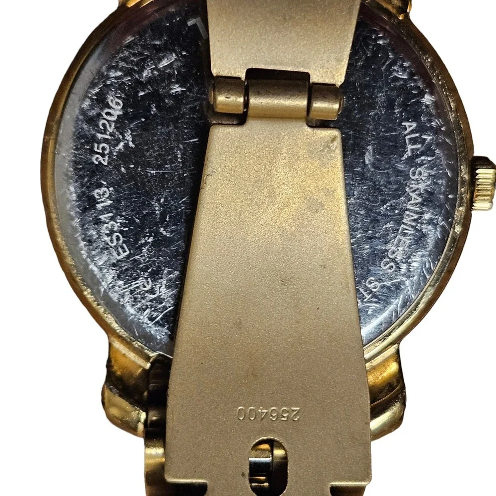 Fossil‎ 256400 Women's Gold Tone Stainless Steel Watch 4 Small Wrist See Photos